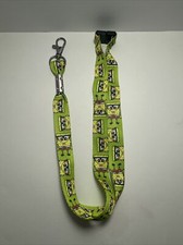 SpongeBob Funny Faces Yellow 15" lanyard-sponge bob lanyard-New 