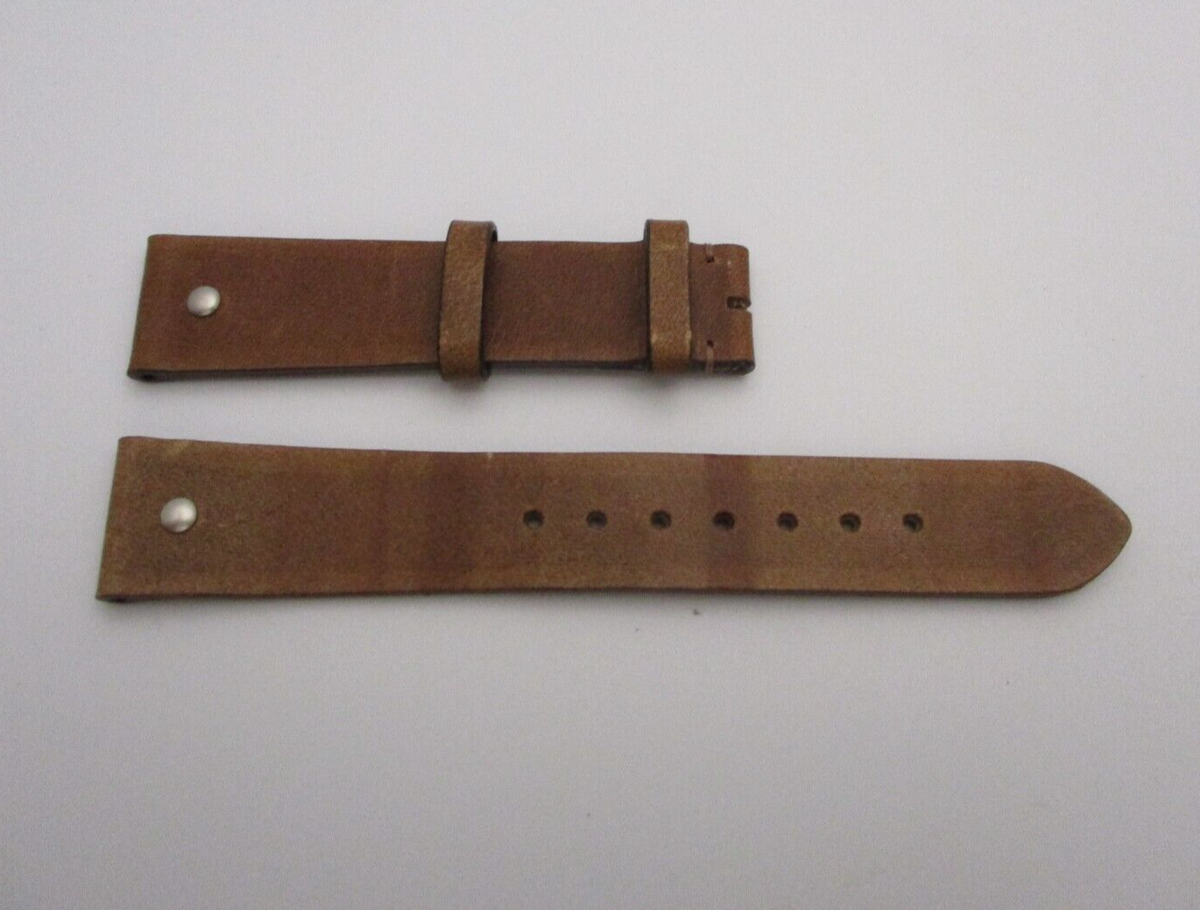 ORIS Big Crown 1917 18mm x 16mm Brown Leather Watch Strap 115 75