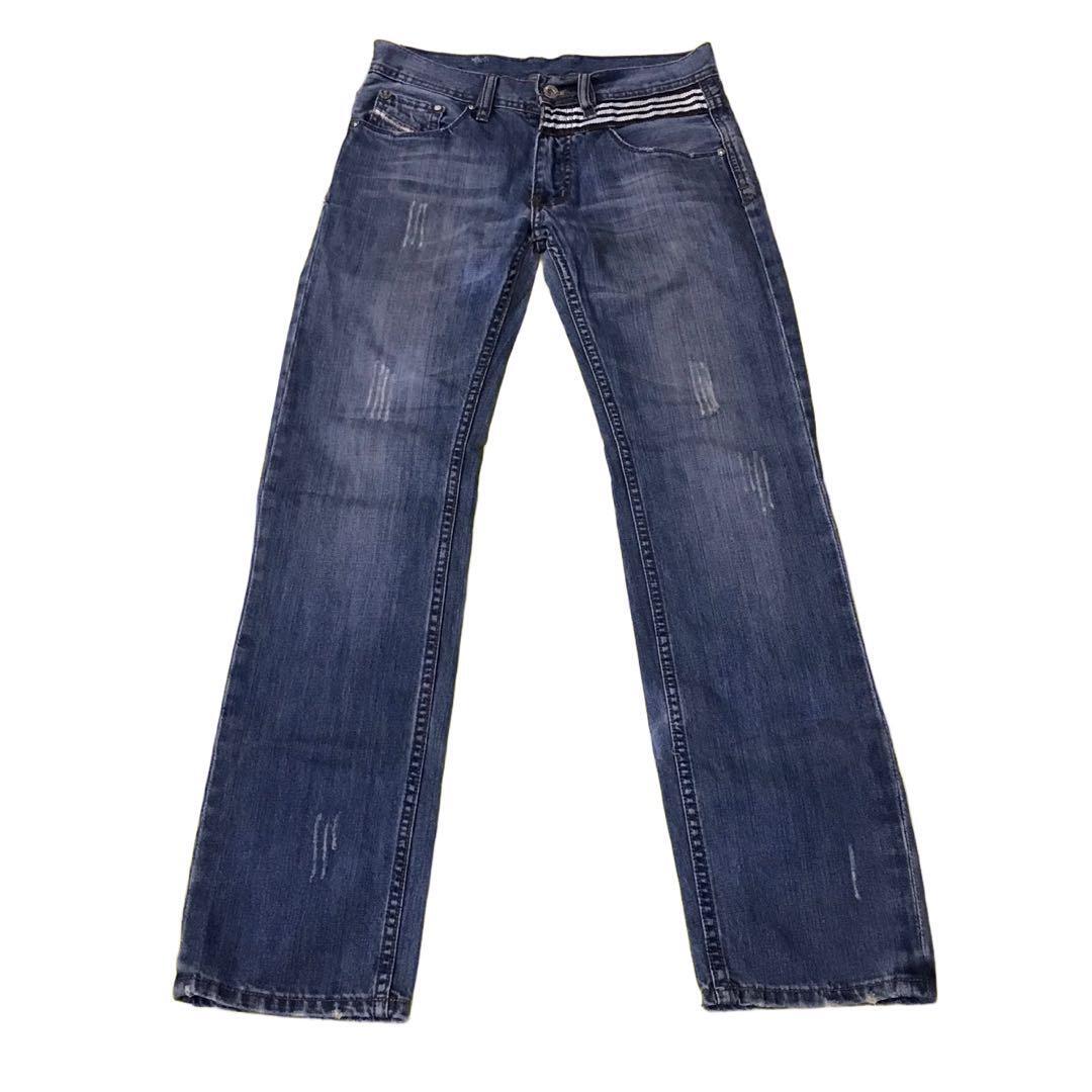 Diesel Men M Adidas Denim 00S Y2K Regular Fit Italian Design Classic Jeans  LTD