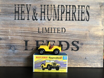 Matchbox Superfast no.72A-1.First Version Rare Red Clips VNM OVP von 1970