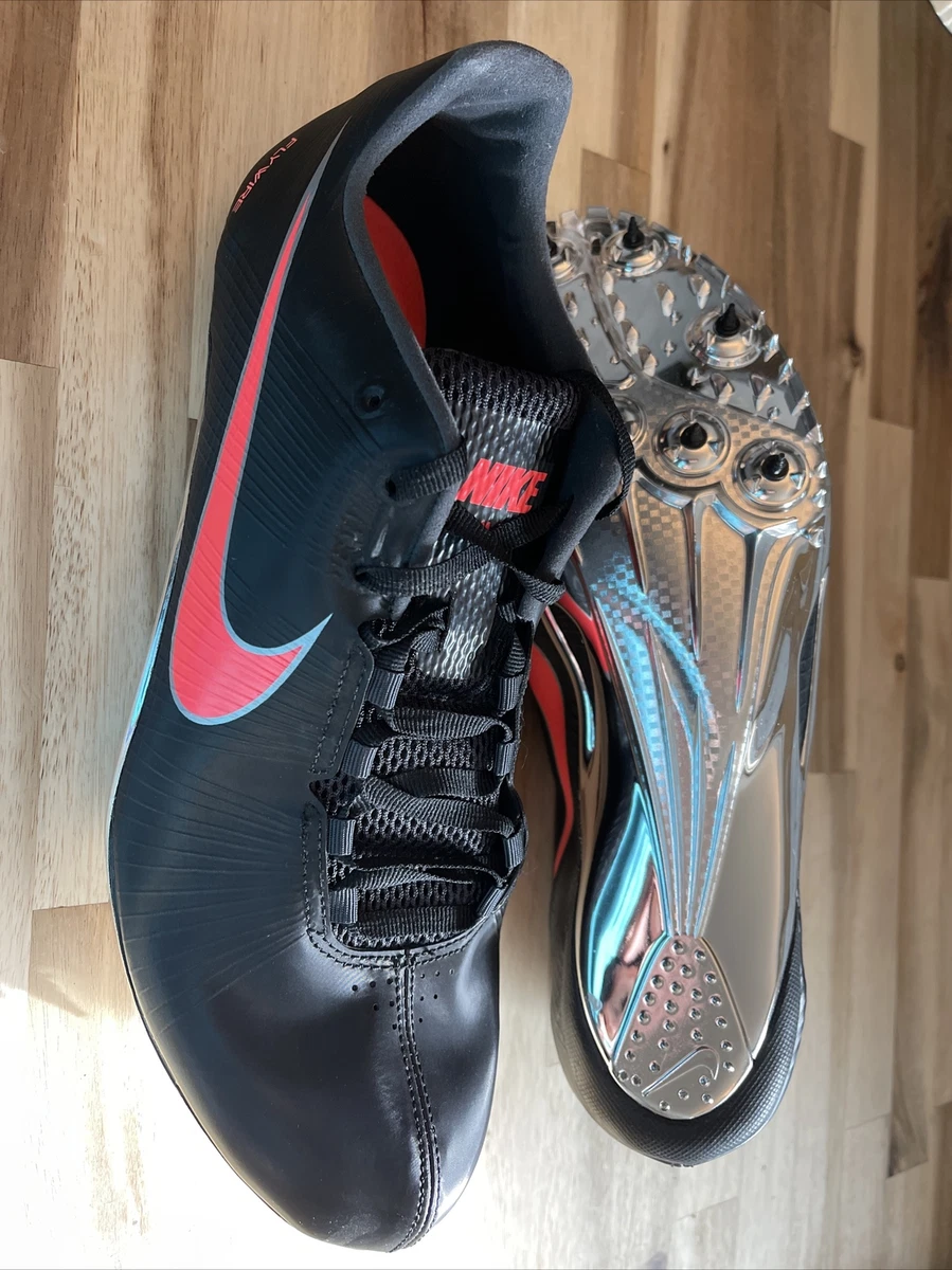 Nike Zoom Ja Fly Silver Black Men 12 Women 13.5 Track Sprint