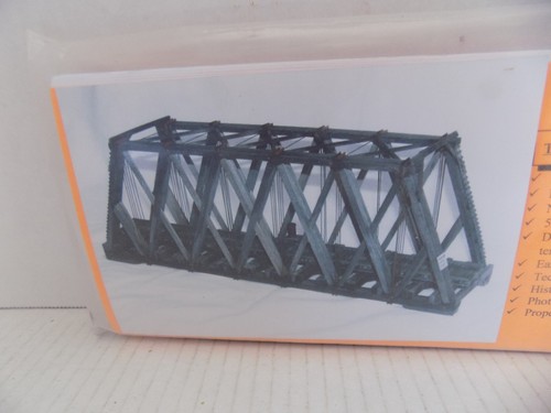 86 FT. HOWE TRUSS BRIDGE BY ; HUNTERLINE PO. N SCALE NOS - Picture 6 of 6