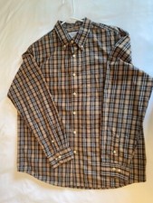 Authentic Shirt Plaids, Original Wash for Comfort, Men's Size XL, Dress Shirt