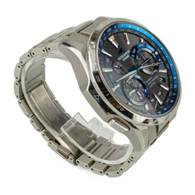 CASIO OCEANUS Watch OCW-G1000-1AJF GPS Hybrid Solar Radio Silver