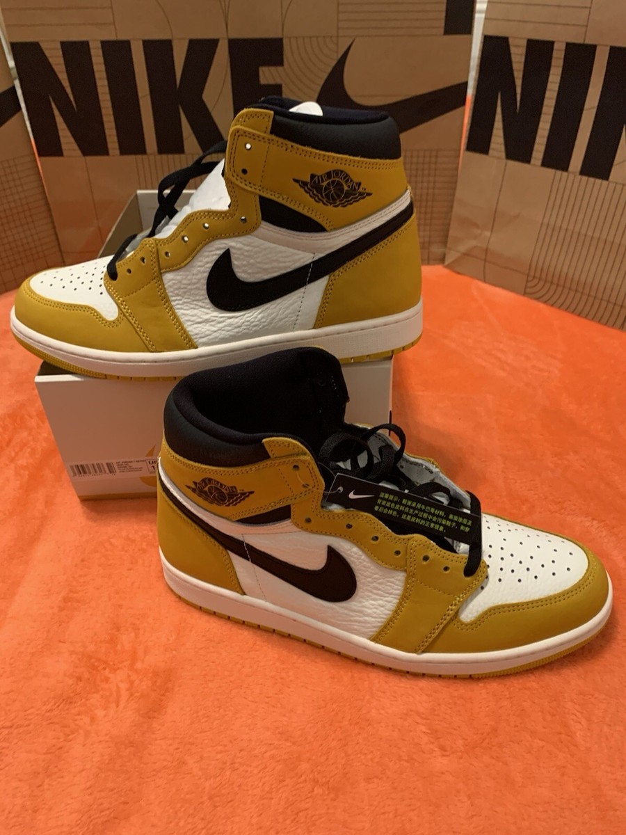 Air Jordan RETRO 1 HIGH OG YELLOW OCHRE BOX Size 11 New