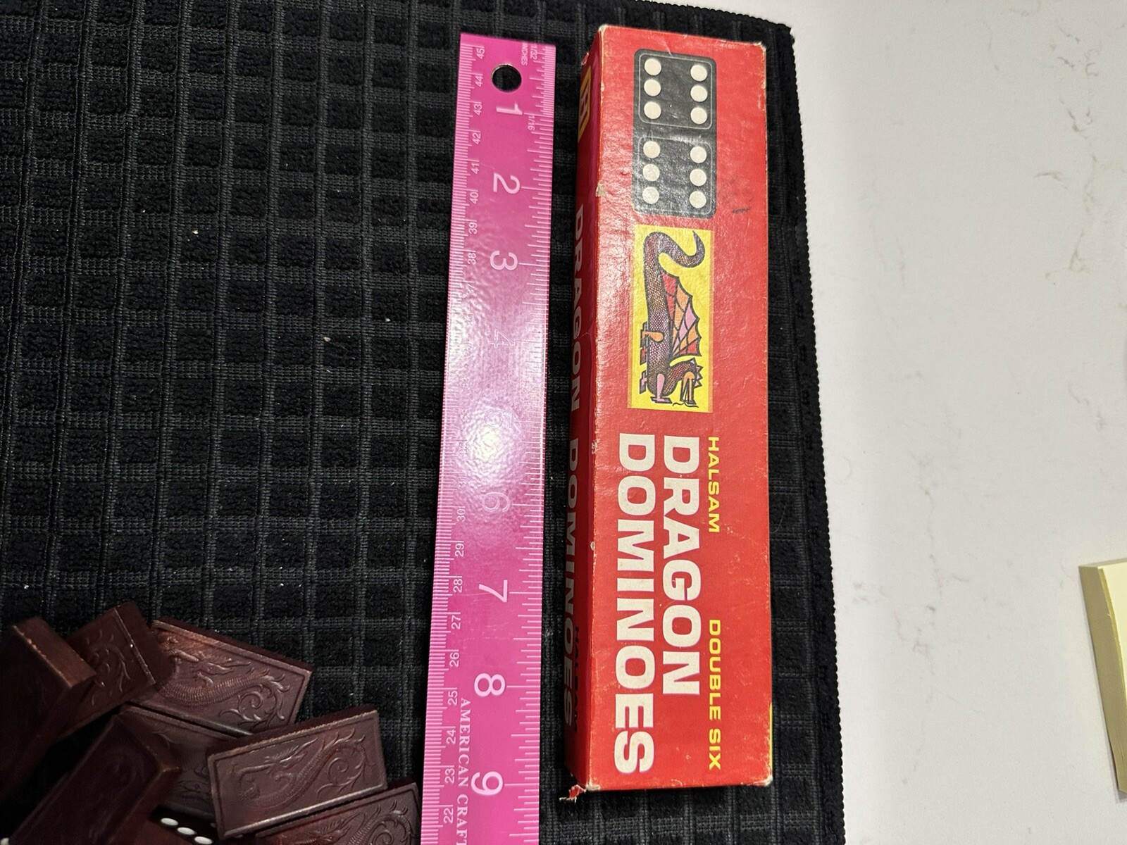 VTG AMERICAN PLASTIC CHECKERS IN ORG BOX 24 PC, Set #614/24P