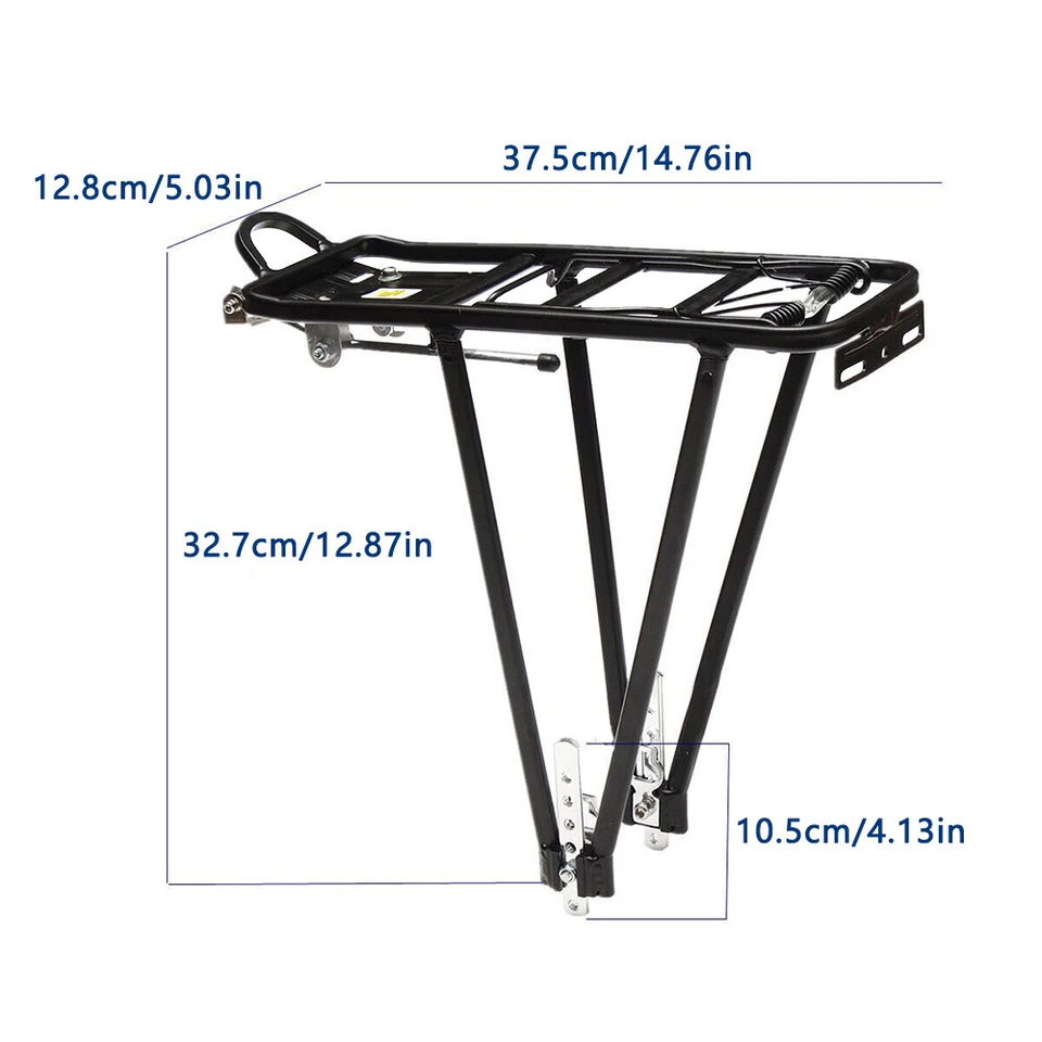 Fahrrad MTB Gepäckträger Aluminium Gepäckträger Fahrradkorb Fahrradständer - Bild 2 von 4