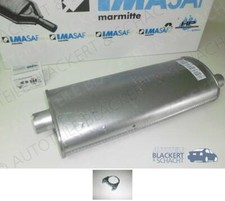 IMASAF Auspuff Mitteltopf + Schellen für Jeep Grand Cherokee II 2.7 CRD 4x4