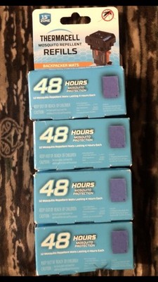 4X Thermacell Refill Value Pack 48 Hours  12 Mats (48) Total Mats