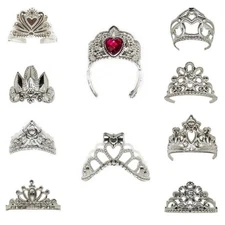 10pcs For 11.5" Doll Multi-style Accessories 1/6 Tiara Crown Barbie Doll Plastic