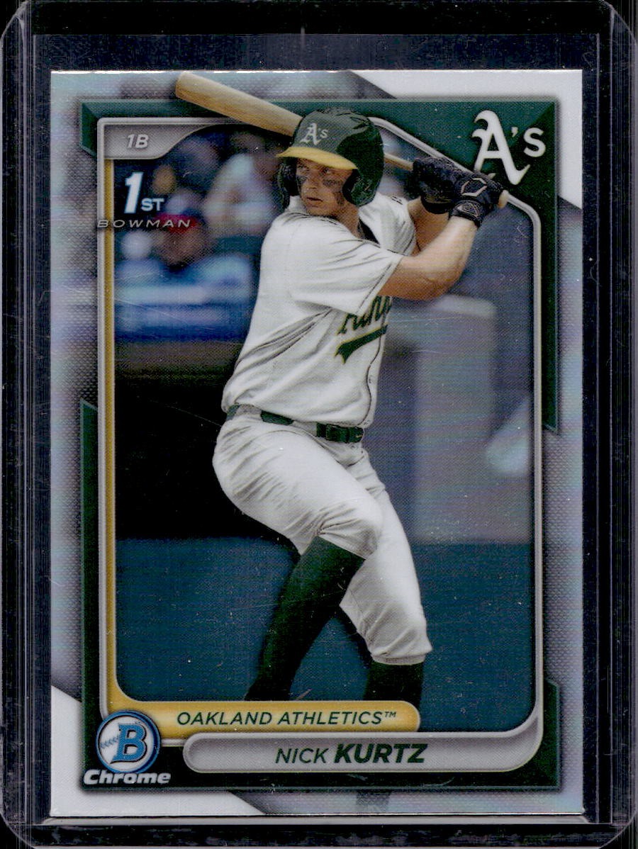 Nick Kurtz 2024 Bowman Draft Chrome #BDC-56 1st Prospect Refractor