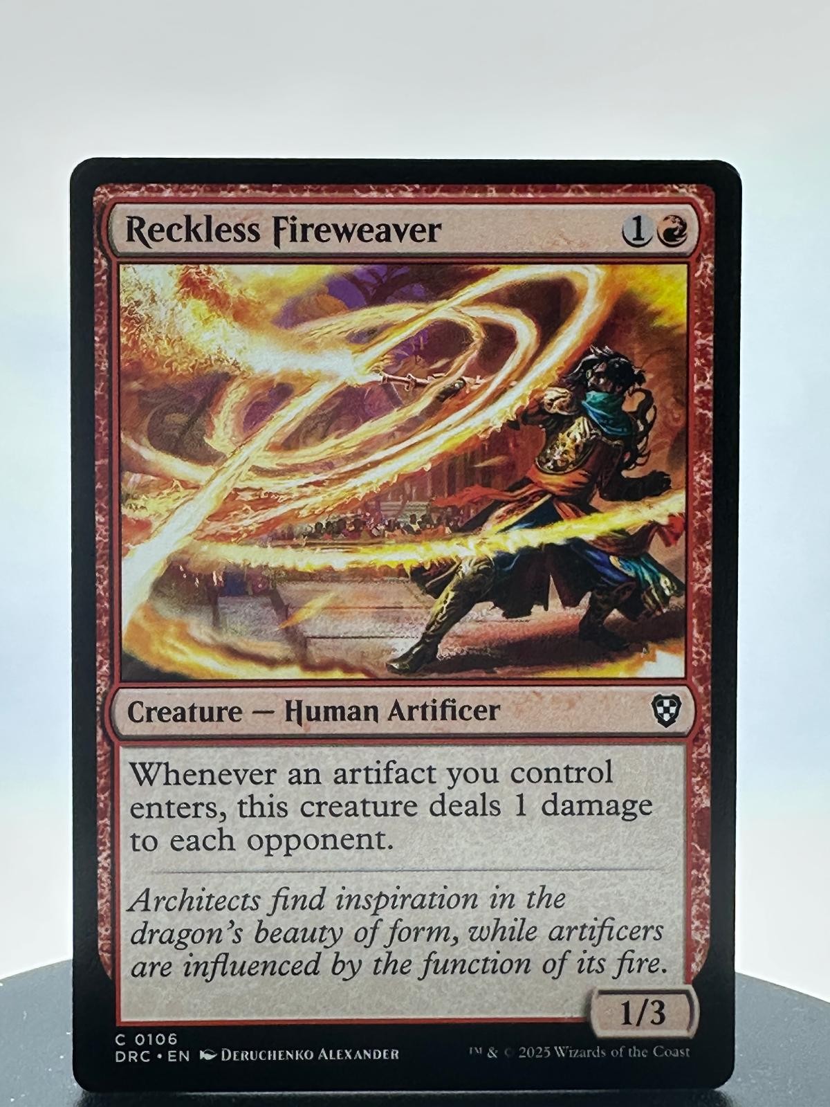 Reckless Fireweaver - 106 - NM - Commander: Aetherdrift - MTG
