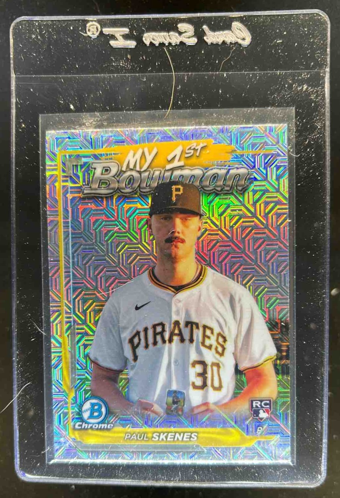 2024 Bowman Chrome Paul Skenes My 1st Mega Box RC Mojo Refractor #M1B-36