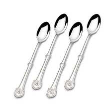 Wallace Napoleon Bee 18/10 Stainless Steel Iced Beverage Spoon (Set of Four)