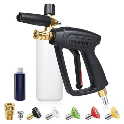 #ad Pressure Washer Gun with Foam Cannon 4000 PSI Car Washer Foam Blaster with 1... $43.18