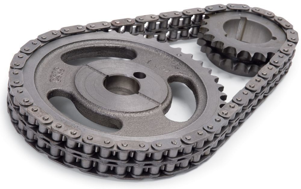 Edelbrock 7820 True Roller Double Roller Timing Chain Set for
