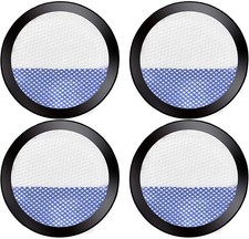 Ersatzfilter f&uuml;r Eureka Cordless Stick NEC180, 4 St&uuml;ck, Wei&szlig; Schwarz, Filterset