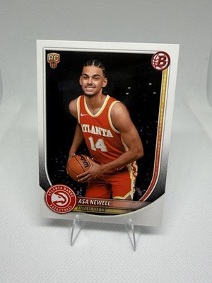 Asa Newell Rookie RC 2025-26 Bowman Basketball Card #23 Atlanta Hawks