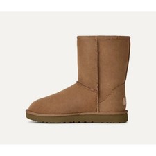 Womens Size 11 UGG Classic Short II Shearling Boots Chestnut 1016223-CHE NEW