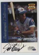 1999 Fleer Sports Illustrated Greats of the Game Auto Jeff Burroughs Auto h6c