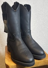 Vintage Chippewa 12? Black Wellington Boots Indian Moto Men?s 11W 26995