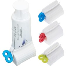 QA Rolling Tube Toothpaste Squeezer - 4 Pack Multifunction Dispenser  Holder...