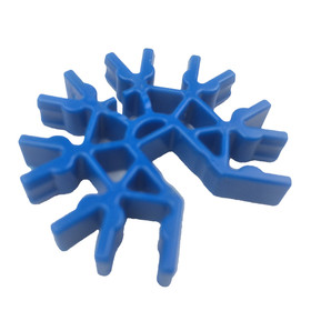 (50) K&rsquo;NEX Blue Mix 7‑Way 3D Connectors &ndash; USED OEM &ndash; Standard