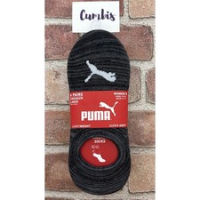 Puma Non Terry Liner 6-Pack Women's Socks One Size 5-9.5 Soft Light weight New