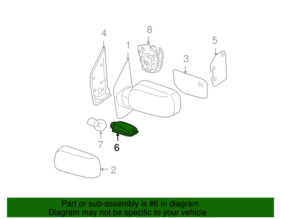 Lámpara de charco genuina 26442-7S600 Foto 3 de 4