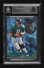 BAS 1998 Flair Showcase 37/100 Mark Brunell #4 BGS Authentic Auto 3c7