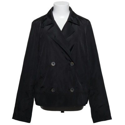Dreimaster, Trenchcoat, Damen, Größe: XL, Grau/Schwarz, Einfarbig #dDh