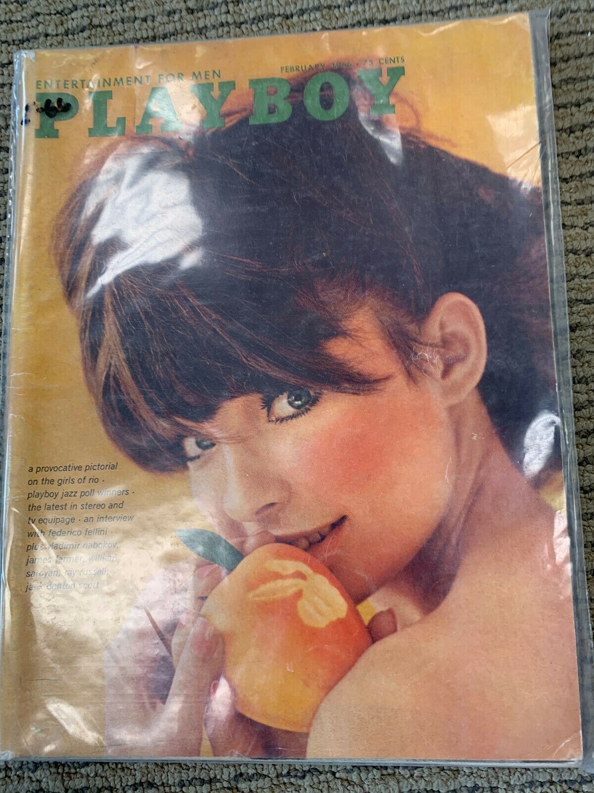 Playboy Magazine February 1966 Melinda Windsor, Barbi Benton, Very Good