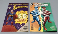 Superman Three-Dimension Adventures / Superman Red Blue Comics Glasses Missing