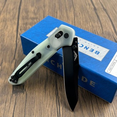 NEW Benchmade 940BK-2004-Osborne-AXIS Lock Knife Handle Jade G10