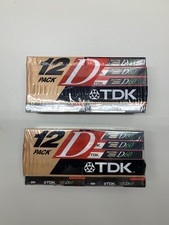 TDK D60 Cassette Tapes 12 Pack Lot Of 2