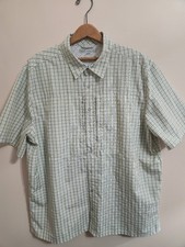 5.11 Tactical Series Shirt Mens Large NWOT Green Plaid Snap Button Short Sleeve