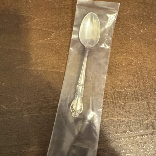 Rogers International Sterling Demitasse Spoon Old Charleston