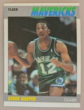 1987-88 Fleer #48 Derek Harper Dallas Mavericks Basketball
