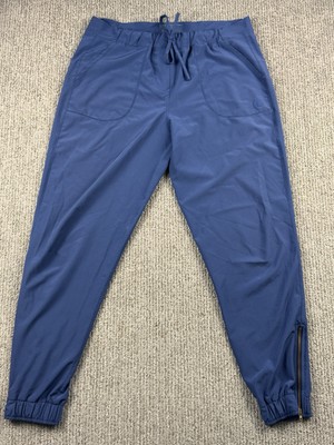Albion Fit Womens S Jetsetter Everywhere Jogger Pants Nylon Stretch Blue