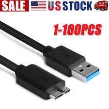 Micro USB 3.0 Cable High Speed Data SYNC For HDD External Hard Drive LOT