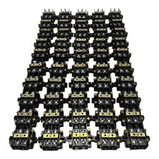Lot of 50 Eaton Bussmann KUSC2 KU Series Panel Mount Terminal Blocks 600V 60A