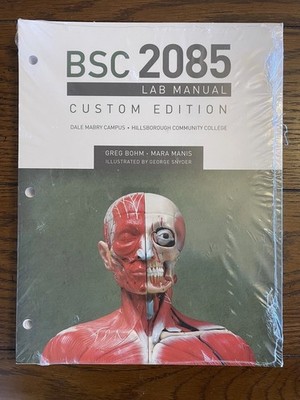 BSC 2085 Lab Manual Custom Edition Hillsborough Community College New 1271