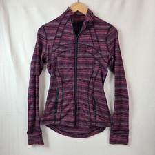 Lululemon Define Jacket Regal Plum Space Dye Twist Bordeaux Size 4