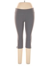 Athleta Women Gray Active Pants L Petites