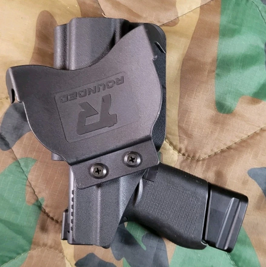 Glock 43 43x Non Left-hand Owb Black Kydex Paddle Holster - Image 2 of 4
