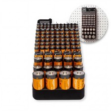 Battery Organizer and Storage Case with Tester - Battery Storage Box for Wall...