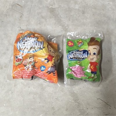 Nickelodeon Jimmy Neutron Burger King 2002 Kids Meal Toy Lot for Ages 3+ Years