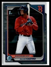 Allan Castro 2024 Bowman Chrome 1st Bowman #BCP-14 Boston Red Sox