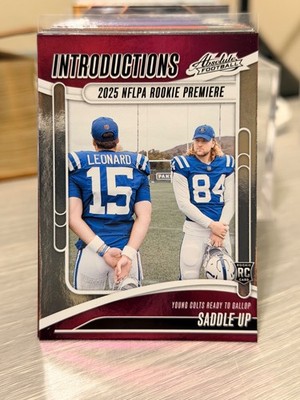 2025 Panini Absolute - Introductions Riley Leonard, Tyler Warren #I-RLD (RC)