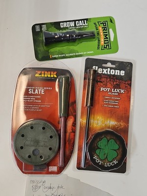 NIP, Turkey/Crow Calls, Lot Of 3